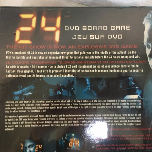 24 DVD BOARD GAME Vintage BRAND NEW FACTORY SEALED NBO NIB Keifer Sutherland - Picture 5 of 7